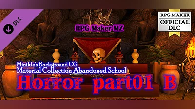 Сборник RPG Maker MZ - Minikle's Background CG Material Collection Abandoned School  Horror part01 B