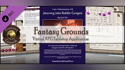 Сборник Fantasy Grounds - 1 on 1 Adventures #12: Journey into Riddle Canyon (PFRPG)