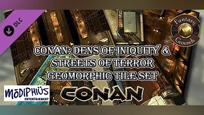 Сборник Fantasy Grounds - Conan: Dens of Iniquity & Streets of Terror Geomorphic Tile Set