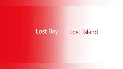 Сборник Lost Boy : Lost Island