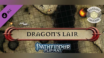 Сборник Fantasy Grounds - Pathfinder RPG - Pathfinder Flip-Mat - Classic Dragon's Lair