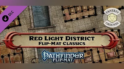 Сборник Fantasy Grounds - Pathfinder RPG - Pathfinder Flip-Mat - Classic Red Light District
