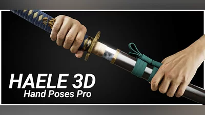 Сборник HAELE 3D - Hand Poses Pro - Drawing References Demo