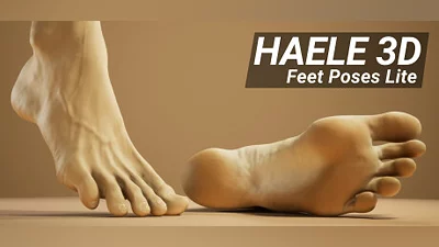 Сборник HAELE 3D - Feet Poses Lite - Drawing References