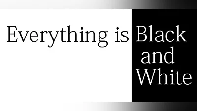 Сборник Everything is Black and White