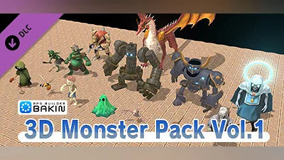 Сборник RPG Developer Bakin 3D Monster Pack Vol.1