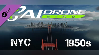 Сборник AI Drone Simulator - NYC 1950s Map