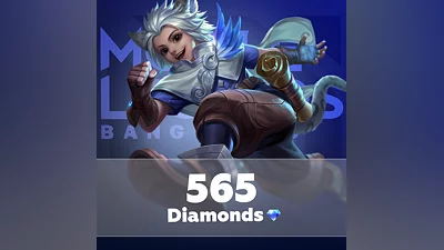565 алмазов для Mobile Legends: Bang Bang
