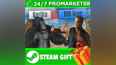 ВСЕ СТРАНЫ+РОССИЯ Gorilla Vs 100 Men STEAM GIFT