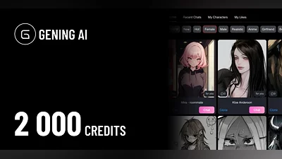 Gening AI 2000 Credits [Global] [Standard]