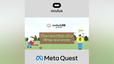 The reaction of a virus and soap Oculus Quest