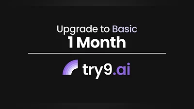 Try9 AI Upgrade to Basic 1 Month [Global] [Standard]