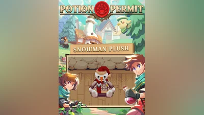 Snowman Plush Toy (Плюшевый снеговик)
