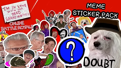 I'm in Love With Your Dead Grandmother 3: Online Battle Royale - Meme Sticker Pack - Emotes DLC