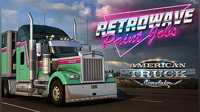 American Truck Simulator - Retrowave Paint Jobs Pack