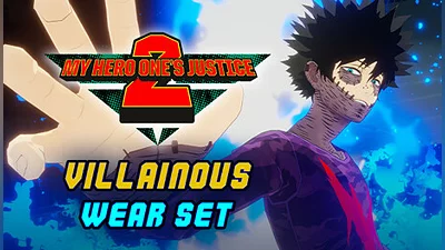 MY HERO ONE'S JUSTICE 2 Villainous Wear Set
