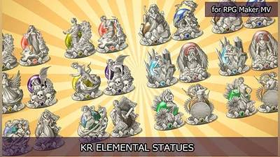 RPG Maker MV - KR Elemental Statues