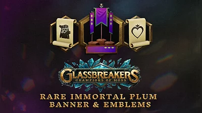 Glassbreakers - Immortal Plum Banner &amp; Emblems
