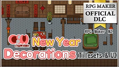RPG Maker MZ - CSW STUDIO New Year Decorations - Tilesets and UI