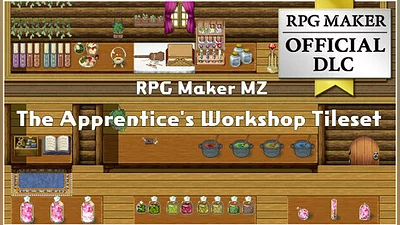 RPG Maker MZ - The Apprentice's Workshop Tilleset