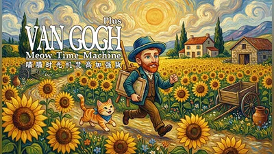 Meow Time Machine: VAN GOGH Plus