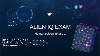 Alien IQ Exam: Human Edition, Phase 1