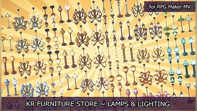 RPG Maker MV - KR Furniture Store - Lamps and Lighting