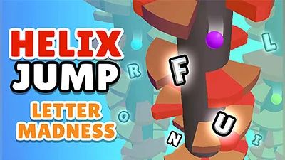 Helix Jump: Letter Madness