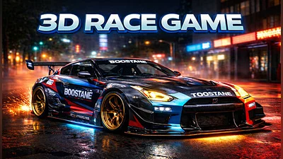 3D race game