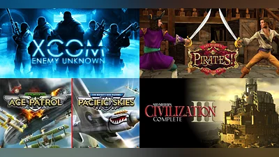 XCOM: Enemy Unknown + Sid Meier's Pirates! + Ace Patrol Bundle + Sid Meier's Civilization III: Complete (PC) [Global] [Patrol]