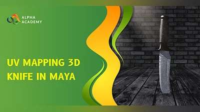 UV Mapping 3D Knife in Maya [Global] [Standard]