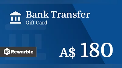Bank Transfer Gift Card 180 AUD [Australia] [Standard]