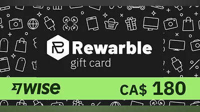 REWARBLE Wise Gift Card 180 CAD [Canada] [Standard]